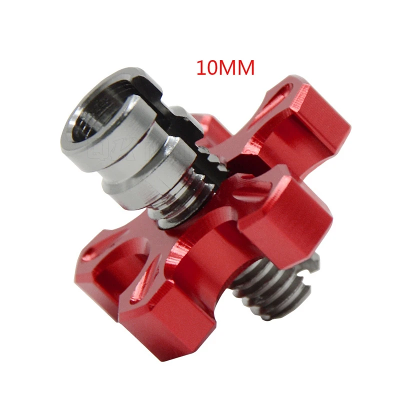 Red 10M Для Honda Hornet 600 700 900 NC700X ABS VTR 1000 SP-1 SP-2 8 мм-10 мм Универсальный Мотоцикл CNC алюминиевый кабель сцепления провода регулятор - Цвет: Red 10M