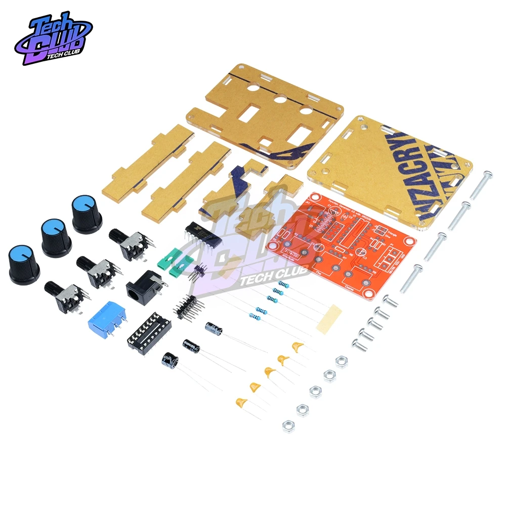 Генератор сигналов XR2206 DIY Kit синусоидальный/треугольный/квадратный выход 1 Гц МГц