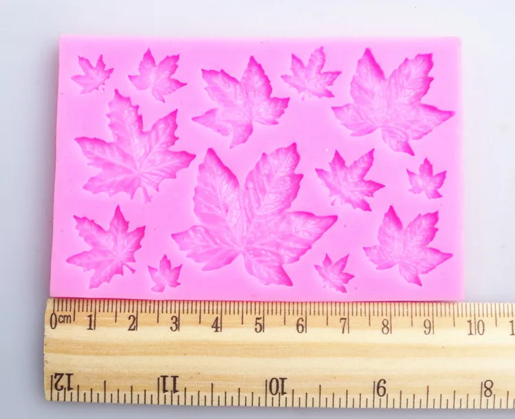 1 шт. клены Форма силиконовые Формы для тортов помадка торт желе конфеты шоколад