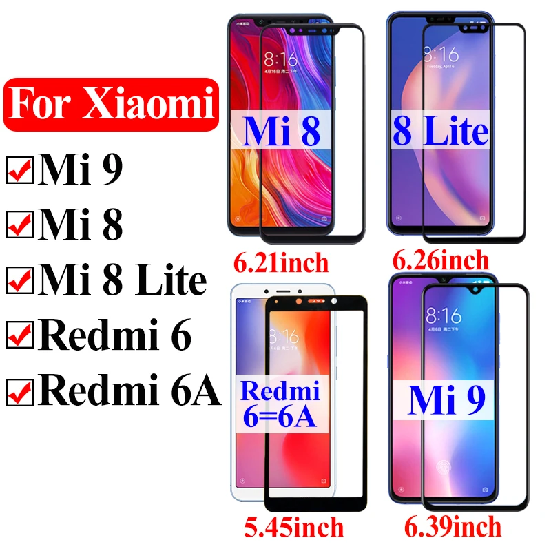 Защитное стекло на экран Ksio mi 9 mi 8 Lite для Xiao mi Red mi 6 6A Armor Xio mi 8 8lite светильник лист Xia mi xo mi чехол