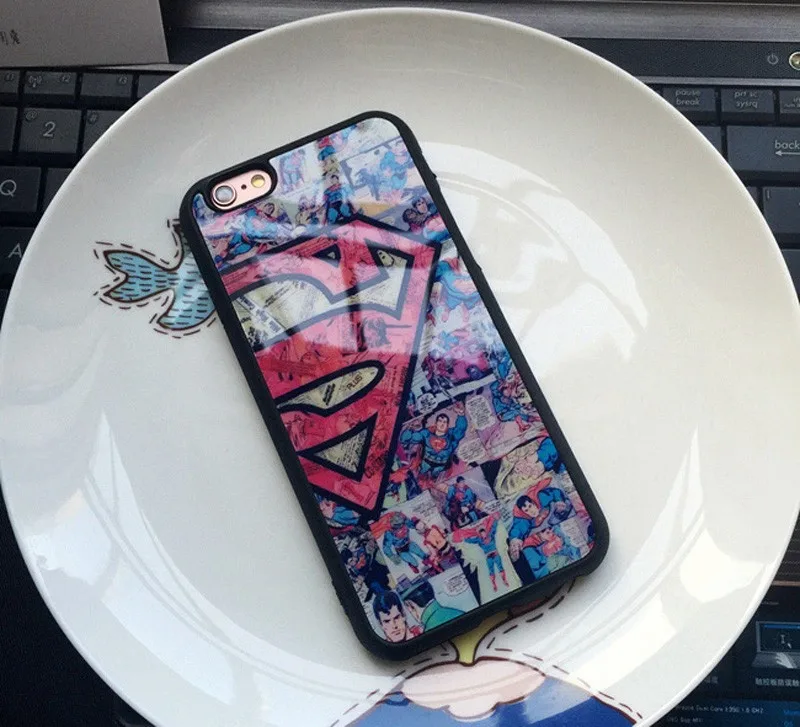 Мягкая силиконовая рамка с изображением капитана Супермена Америки и звезды