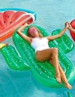 bed toy cactus shape inflatable children beach toy kids outdoor swimming ring adult child pool sea toy summer cute sunbathe