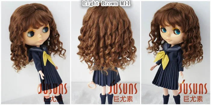 JD162 1/3 BJD парики, романтические Sauvage парики из мохера для кукол 8-9 дюймов SD кукла аксессуары