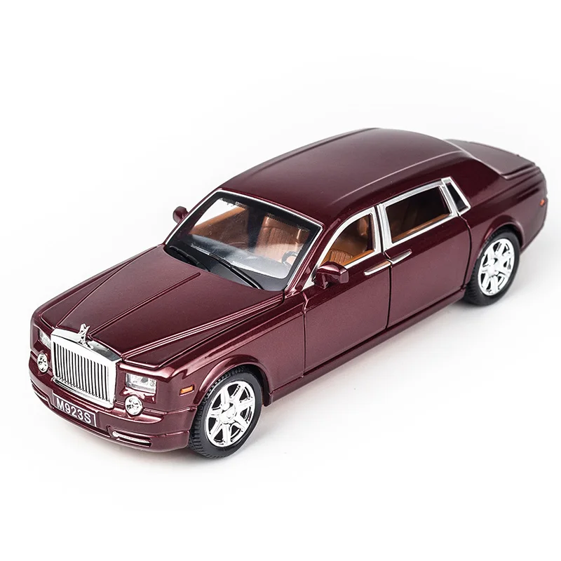 KIDAMI Rolls Royce 1:24 Масштаб литья под давлением модель автомобиля игрушечные машинки Вытяните назад звуковой светильник Коллекция подарков для детей и взрослых