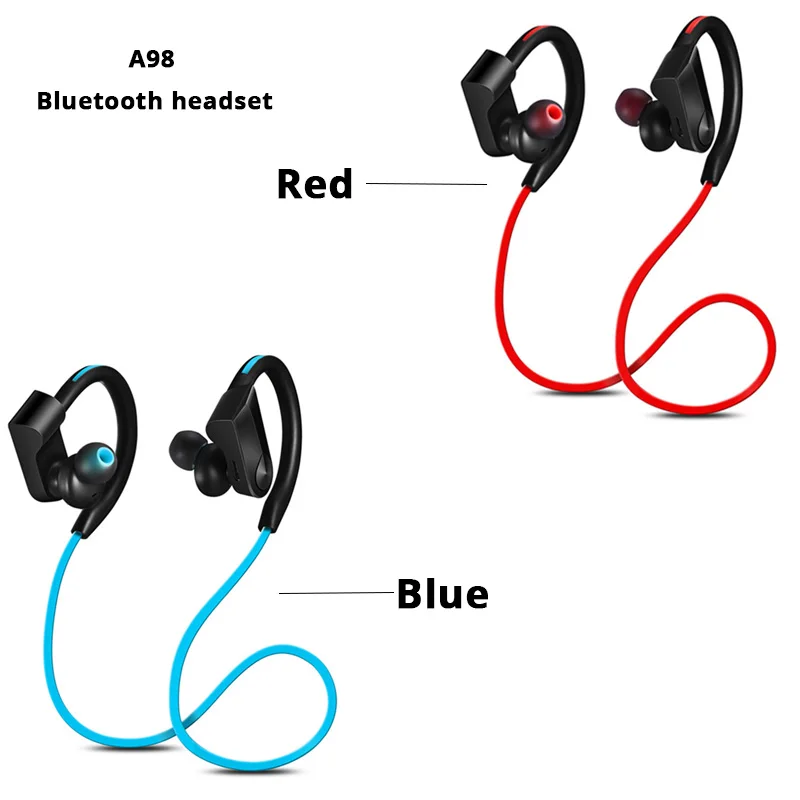Спортивные bluetooth наушники стерео Музыкальная гарнитура беспроводные для iphone xiaomi