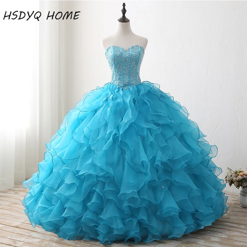 Потрясающие платья Quinceanera недорогие 2017 на шнуровке сзади Vestidos De 15 Anos бальные | Платья на выпускной -32821807762
