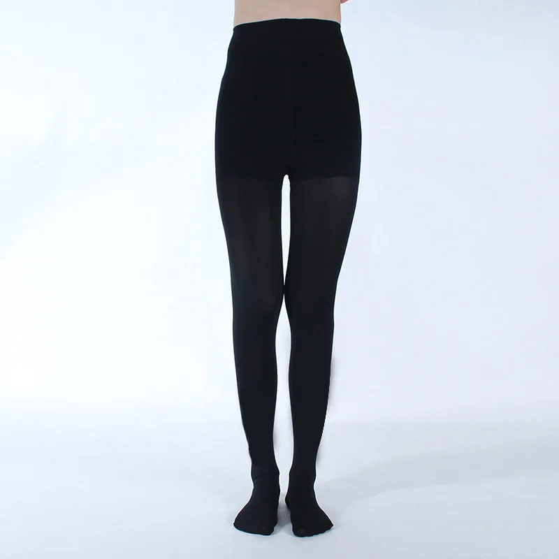 Autumn 2018 New Velvet Super High Elastic Black And White Solid Color Over The Knee Socks | Женская одежда