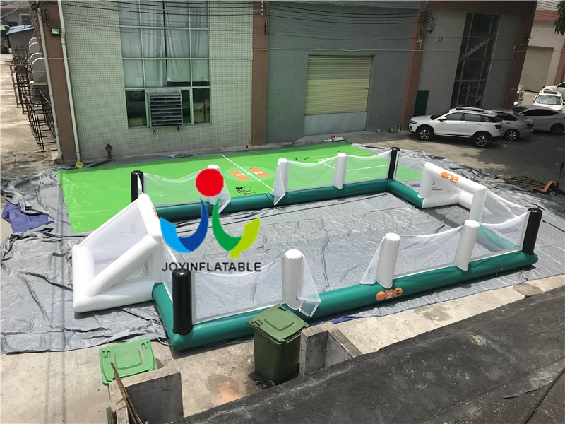 Popular Design Inflatable Soccer Court Field Playground Soap Football Team Sports Game Courts |
