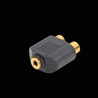 3 5 мм 1/8 &quotстерео гнездовой разъем для 2 двойных RCA Y разветвитель аудио адаптер