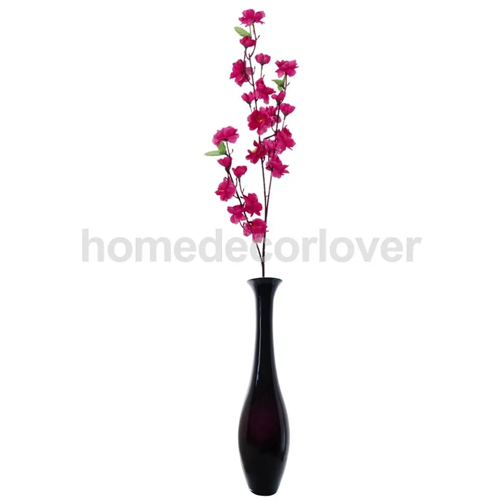 

10 Bunches Artificial Rose Peach Blossom Flower Cherry Plum Bouquet Wedding