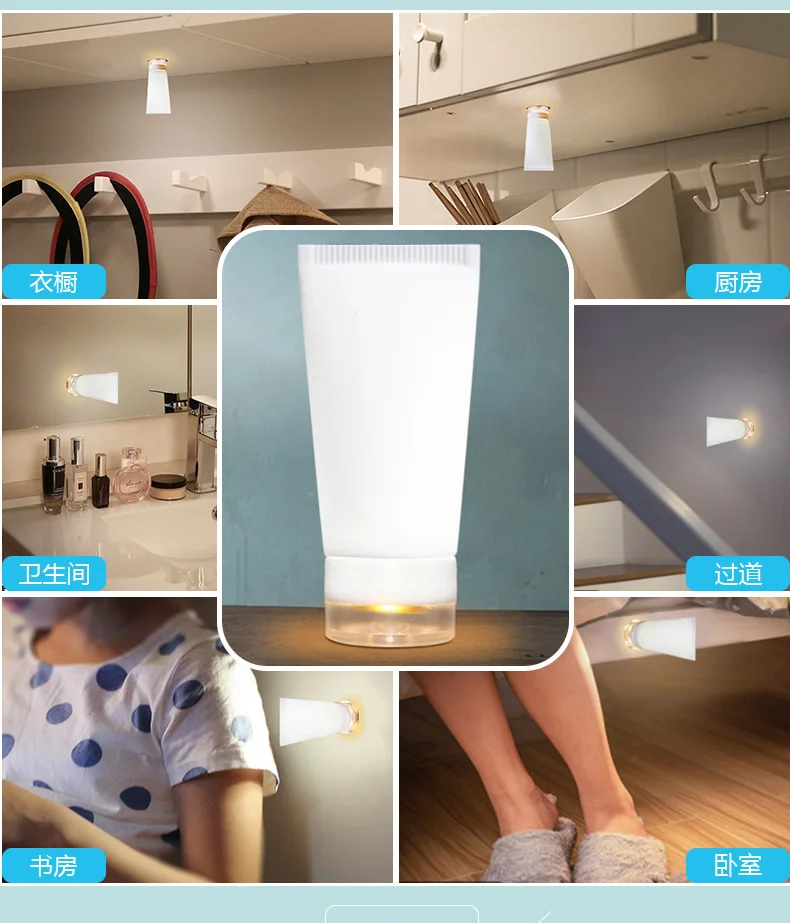 HOTFUN LED ночник USB резиновая детская спальная светодиодная Ночная лампа под заказ