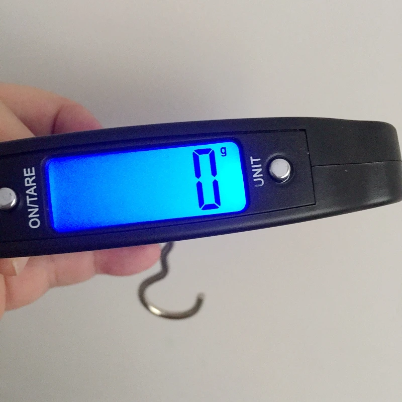 Ручной Чемодан для багажа 50 кг 10 г весы с крючком Цифровые кухонные подвесные