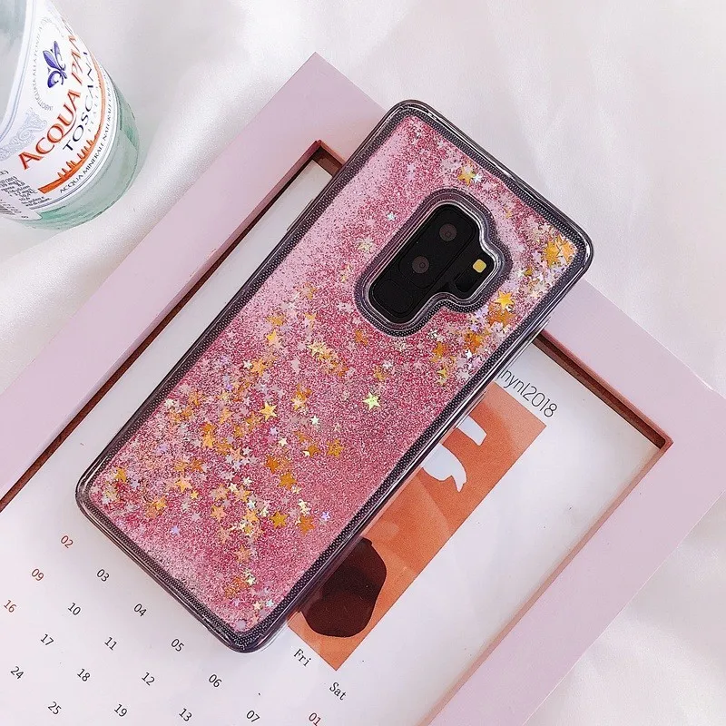 Жидкостный Мягкий силиконовый чехол для телефона для Xiaomi mi F1 A1 A2 5X6X8 9 Lite Max 2 3 Red mi Примечание S2 3 4 4A 4X5 плюс 5A 6 6A 7 Pro крышка - Цвет: Gold Star