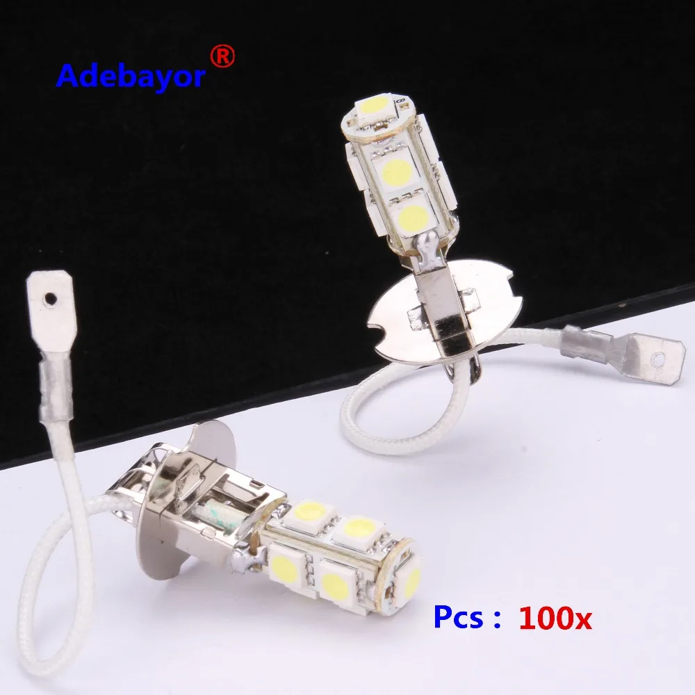 100 шт. автомобильные светодиодсветодиодный ламсветильник H3 5050 SMD 9|marker lamps|side marker