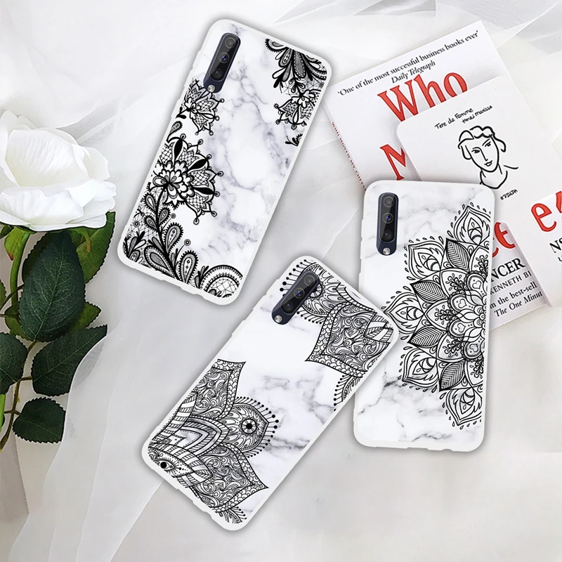 Чехол для Samsung Galaxy A50 мягкий чехол из ТПУ с рисунком мрамора M10 M20 A30 A40 A70 A6 A7 A8 plus 2018 A5