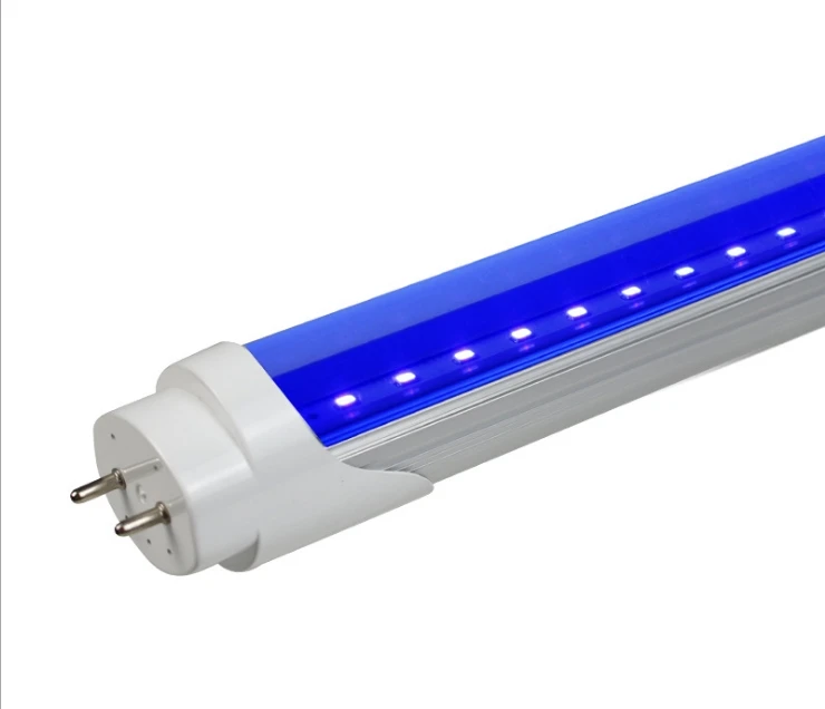 [Семь Неоновые] T8 1,2 м 24 Вт 144 светодиодный 395NM-400NM SMD2835 Светодиодный УФ черный светильник диджей бар КТВ светодиодный UV светильник трубка светодиодный УФ гелевого маникюра, лечебная трубка лампы