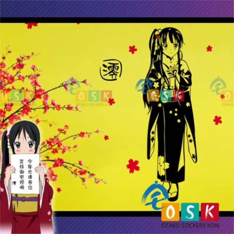 Светильник для элегантной девушки Akiyama Mio Moody Version наклейки на стену новогодний