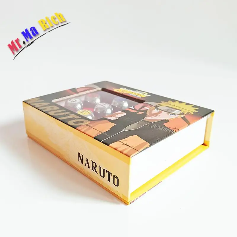 10 шт./комплект аниме Наруто акасуки память Anello Figura Modello Matel Anelli Uchiha Itachi 2 см|uchiha