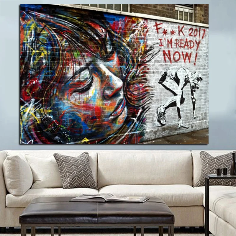 Картина на холсте Я готов к улицам Постер диван