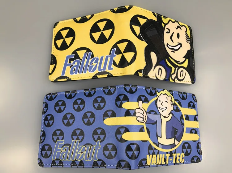 Лидер продаж короткий кошелек с героями игры Fallout 4 Vault Boy держатель для карт из
