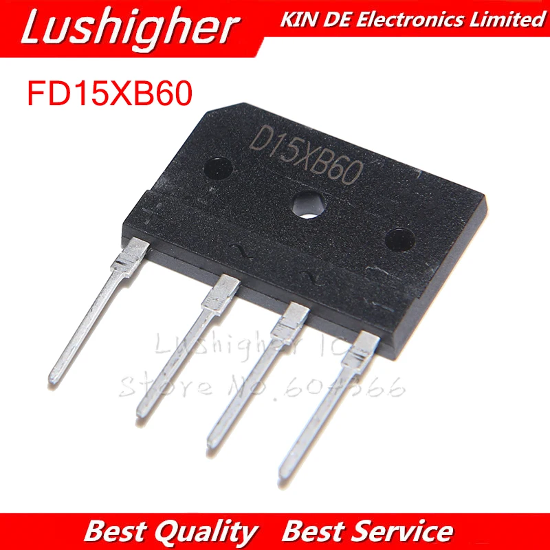 5 шт. D15XB60 ZIP-4 мостовой выпрямитель новый оригинальный IC | Электронные компоненты и