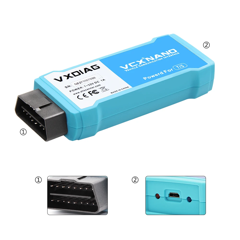 VXDIAG VCX NANO для Toyota USB TIS Techstream V14.00.018 OBD OBD2 wifi автомобильный диагностический инструмент для Volvo 2014D