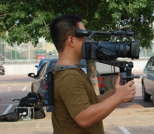 Roadfisher фото видеокамера DV камера DSLR Rig набор для видеосъемки плечевое Крепление