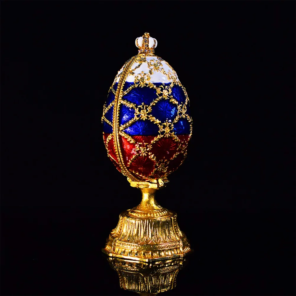 QIFU Новое поступление Россия футбольный стиль faberge яйцо для дома deocr