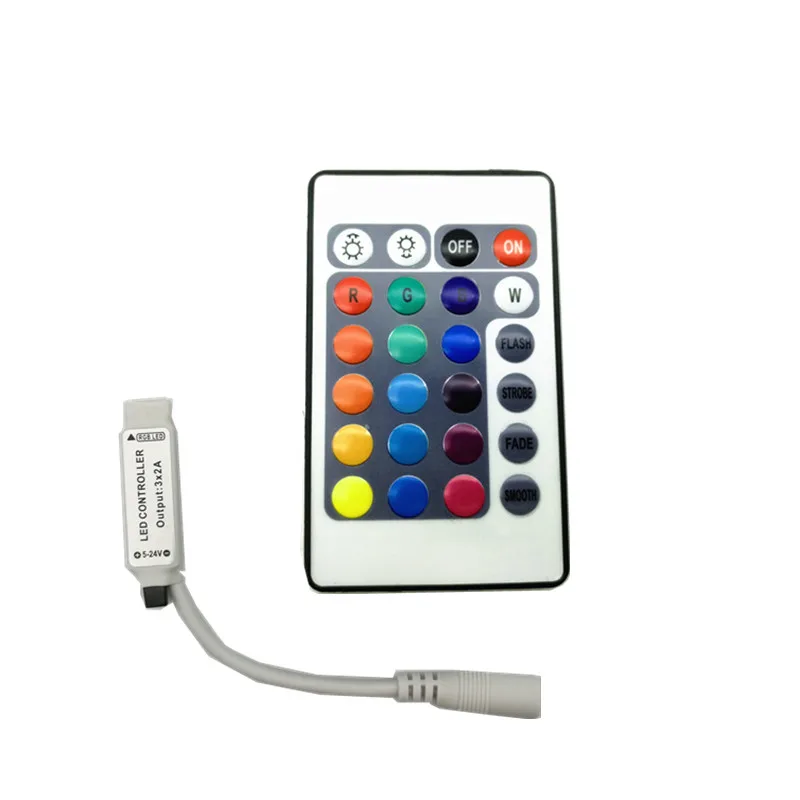 ИК пульт дистанционного управления RGB для SMD5050 SMD3528 24 клавиши|controller xbox360|control 4 ipod