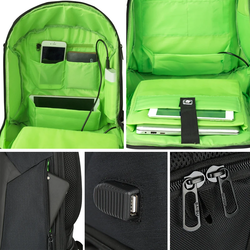 DAYGOS для мужчин Anti Theft Backpac ноутбук рюкзак 15 6 дюймов с зарядка через usb школы