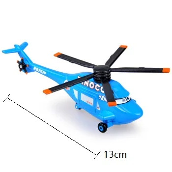 Disney Pixar Cars Dinoco Helicopter The King No.43 Metal Diecast alloy Toy Car plane model for children 1:55 Loose Brand New images - 6