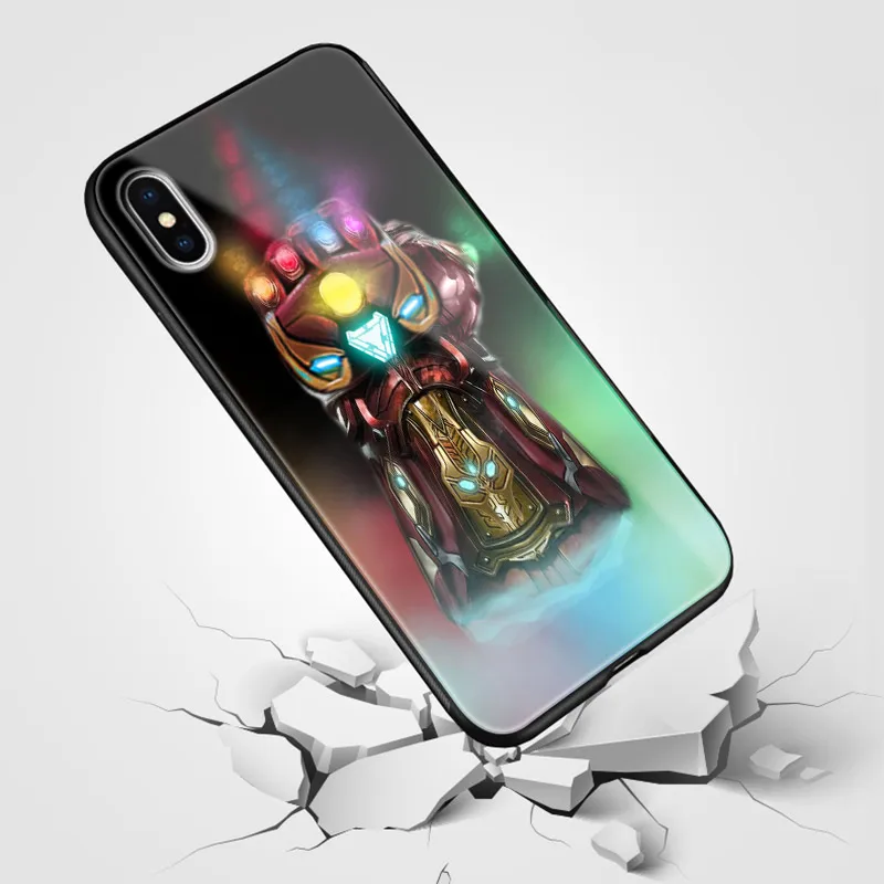 Железный человек Марвел плакат для Apple iPhone 5 5S SE 6 6s 7 8 plus x xr xs 11 Pro max стеклянный чехол для телефона мягкий силиконовый чехол