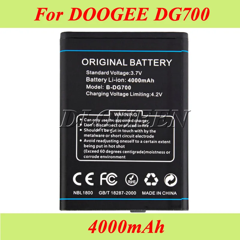 

10PCS/LOT 4000mAh B-DG700 for Doogee TITANS2 DG700 Battery Batterie Bateria Accumulator AKKU
