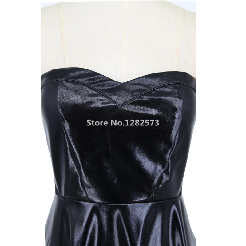 В наличии коктейльные платья из кожзаменителя с карманами элегантное короткое