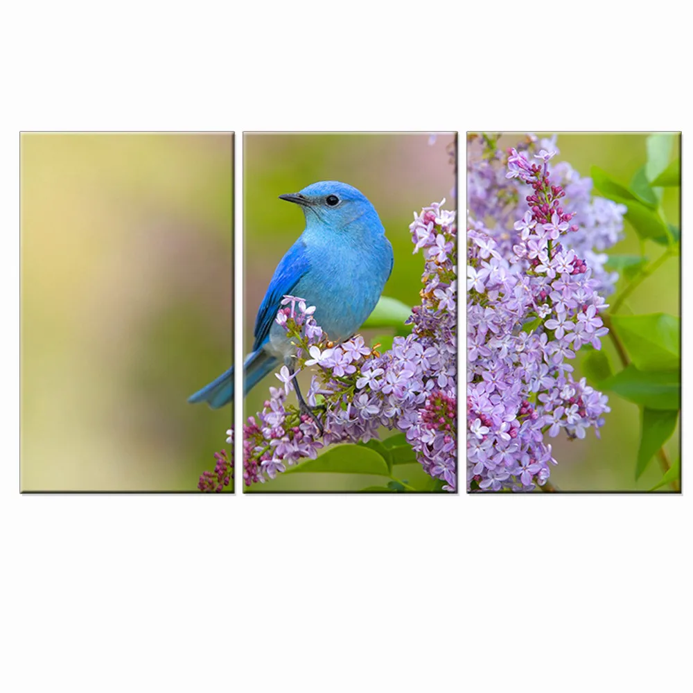 

Drop-shipping Animal Canvas Painting Birds and Flowers Canvas Wall Art Home Decoration Picture No Frame for Living Room