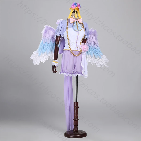 Love live белый день платье Rin Hoshizora белый день Святого Валентина косплэй костюм платье+ телефон реквизит головной убор