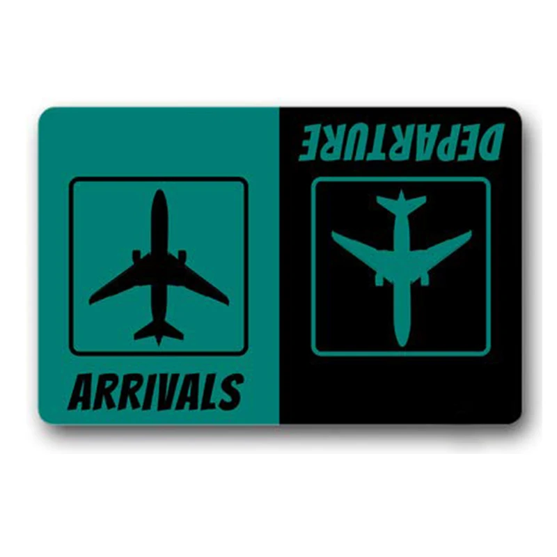 Doormat Entrance Floor Mat Arrivals Departure Funny Door Indoor Outdoor Decorative Welcome | Дом и сад