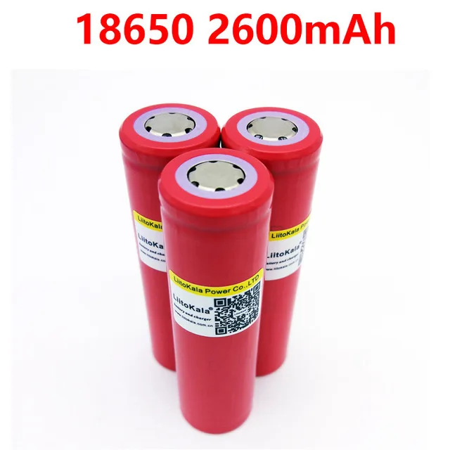 Новый 100% LiitoKala оригинальный для Sanyo 18650 2600 mAh литий-ионный аккумулятор