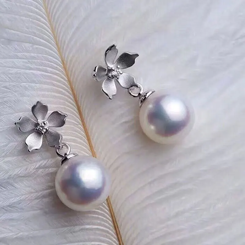 Серьги женские из серебра 925 пробы с жемчугом 3 пары/Лот | Украшения и аксессуары