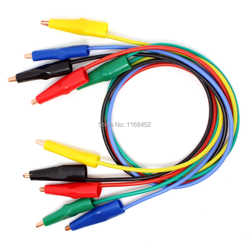 TL476 Высокое Качество Аллигатор 16AWG гибкий силиконовый патч корд тестовый свинец