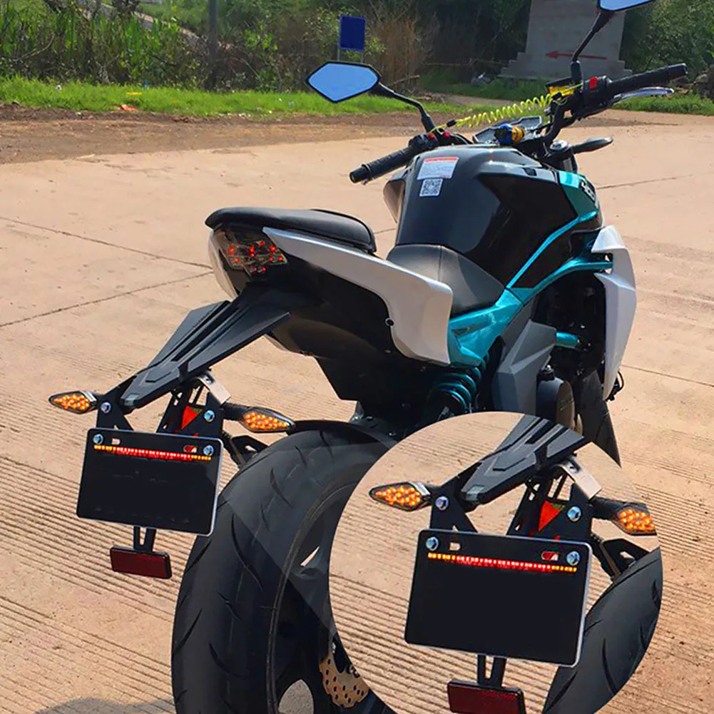 Сигнал мотоцикла Лицензия переключение течет УФ тормоз универсальная полоса