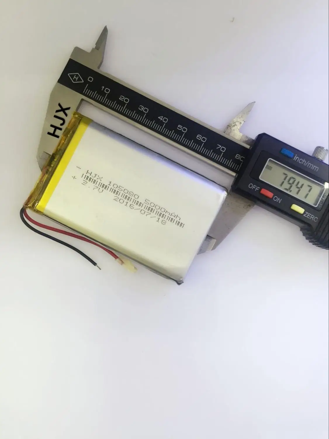 Литий-полимерная батарея 105080 для мобильного телефона встроенный будильник 5000