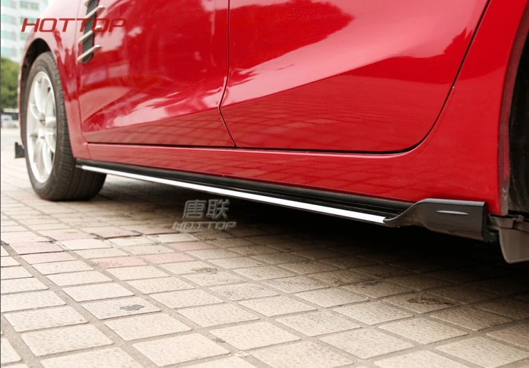 Боковые юбки свет для Mazda Axela 2 цвета модификация автомобиля Aero комплект стайлинга автомобилей
