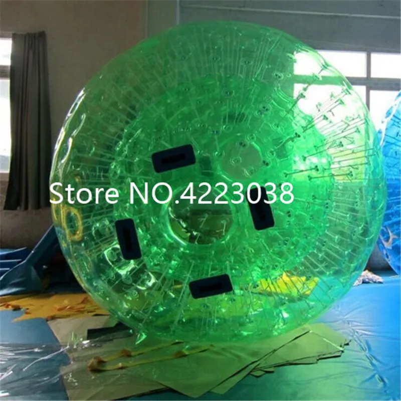 Free Shipping and Pump 2.5m Inflatable Zorb Ball Giant Inflatable Balloons Outdoor Transparent Ball Human Zorb Ball images - 6