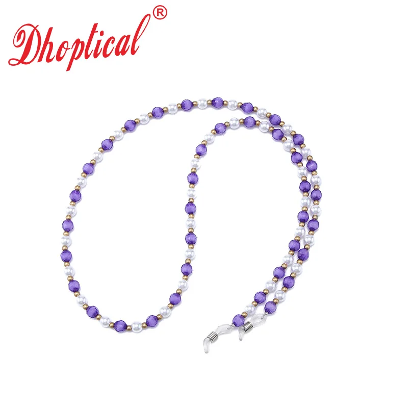 purple Цепочка для солнцезащитных очков, держатель для очков красочные очки веревка Избегайте очков скольжения B022 10 шт. независимая упаковка - Цвет: purple