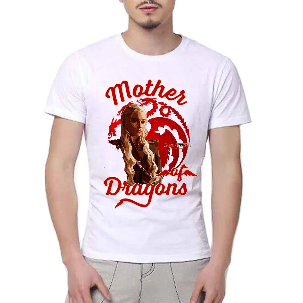 New Vintage Style Daenerys Targaryen Mother Of Dragons Dragon Fire TShirt Winterfell Womens T Shirt GOT Fans Gift Tee T-shirt | Женская