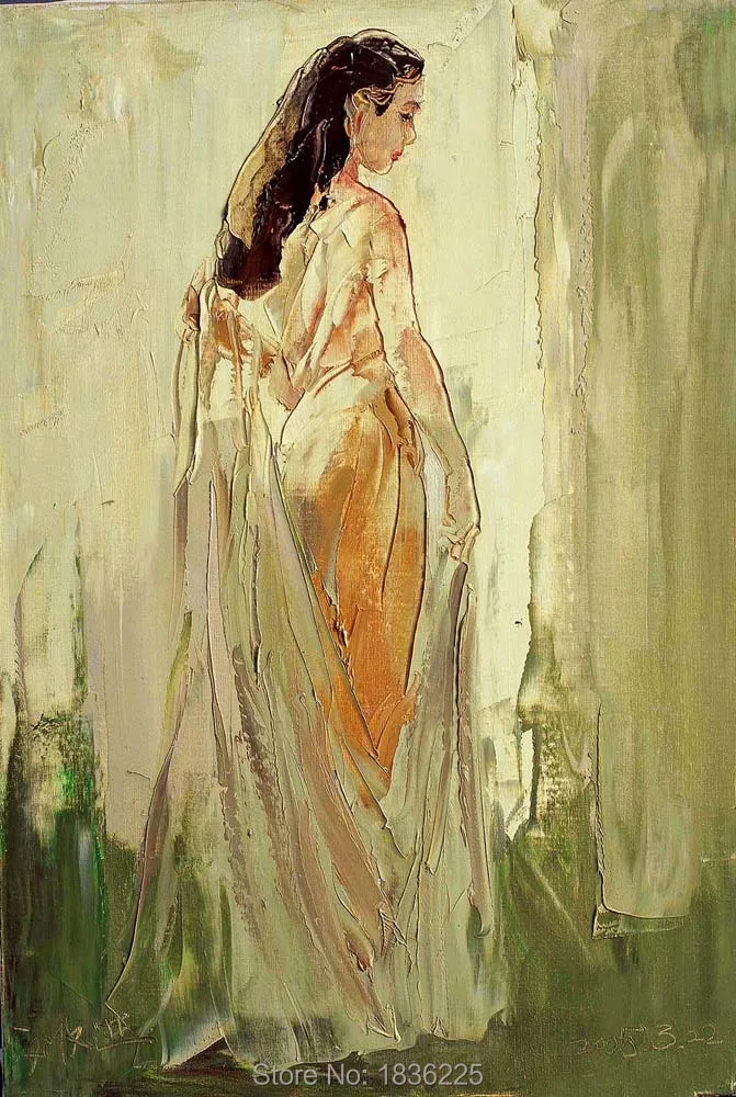 Товары для искусства ручная роспись обои металлические стены искусство оптовая