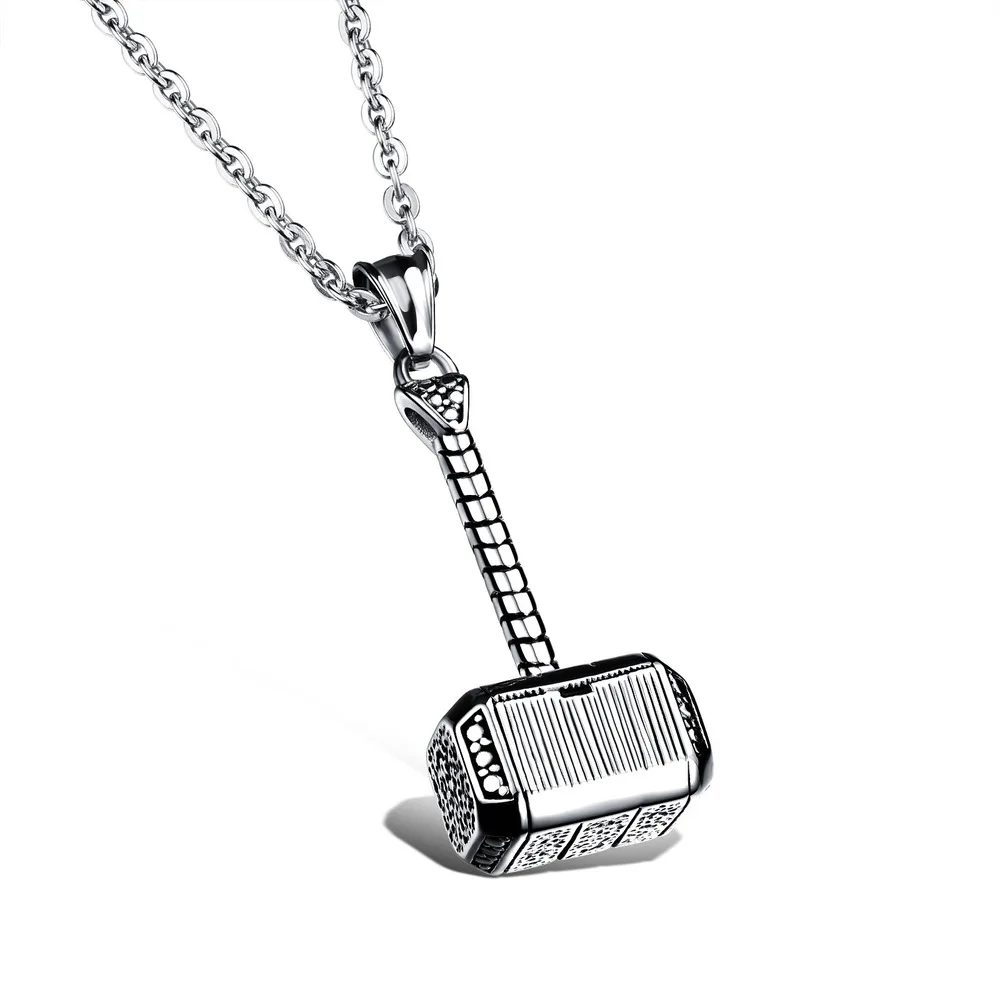 Массивное ожерелье mjolnir из титановой стали кулон молот Тора индивидуальные