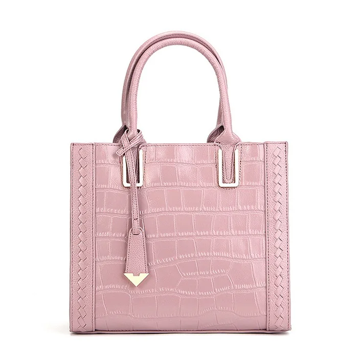 Taro Pink ZENCY женские сумки из натуральной кожи, женские сумки из натуральной кожи, сумки с длинным ремешком, сумка-мессенджер, сумка-хобо, сумка-тоут, Bolso - Цвет: Taro Pink