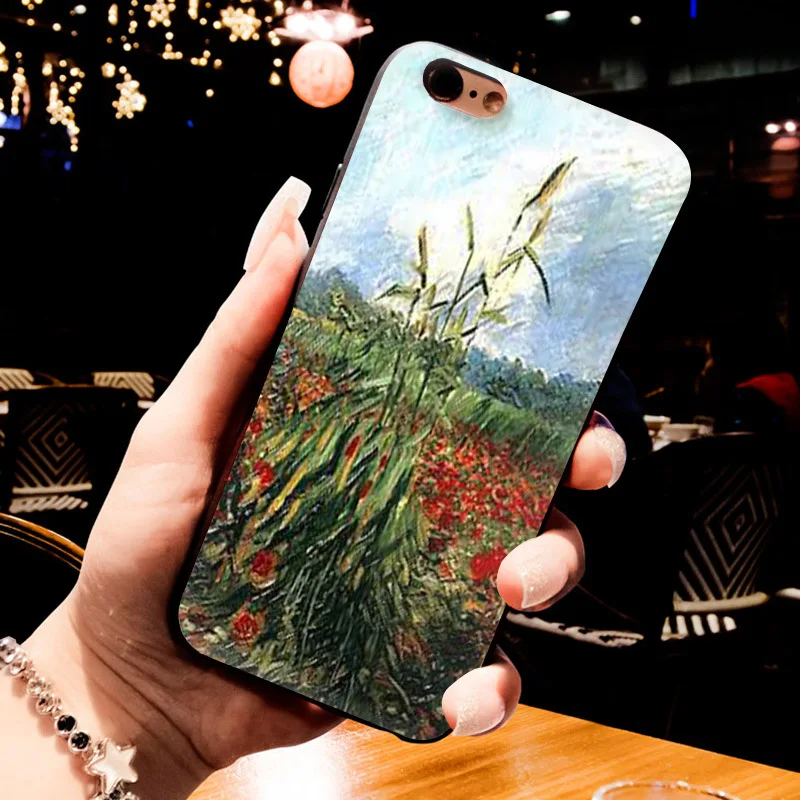 Роскошный гибридный Чехол MaiYaCa Ван Гога для телефона iPhone 8 7 6 6S Plus X 5S 12pro SE 11pro max
